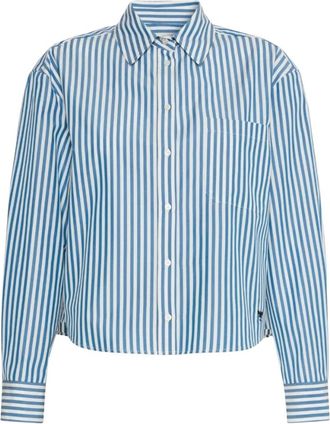 Max Mara Panetto Linnen Blouse - Dames - Overhemden - Veelkleurig - L - Linnen - Overhemden