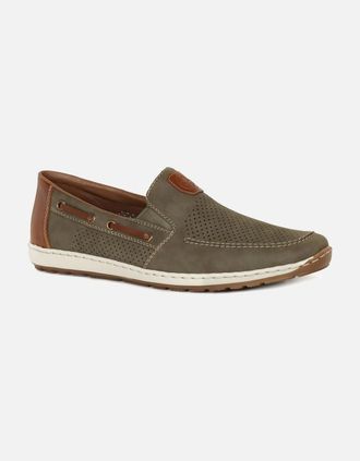 Rieker Mens Mariner Mens Slip On Boat Shoes - Tan - Size: 10.5