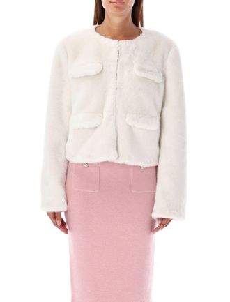 Self Portrait Eco Fur Jacket