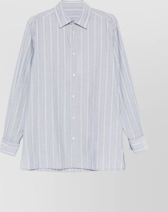 Maison Margiela shirt striped collar button-down