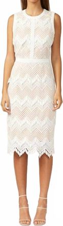 Adelyn Rae Melody Sheath Dress In White