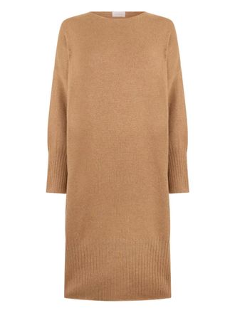 Malo ribbed midi dress - Toni neutri