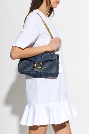 Coach Shoulder Bag Tabby 26, Womens, Navy Blue