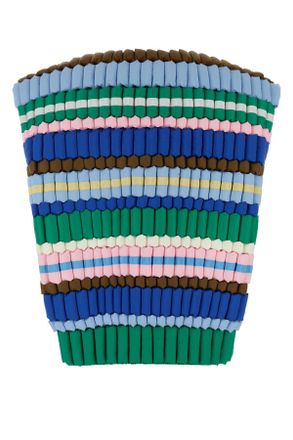 RAXXY Womens Multicolor Nylon Vest Pinkgreenmulti Giacche E Gilet