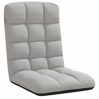 vidaXL Vidaxl - Sedia Da Terra Pieghevole Grigio Nuvola 71x51x62 Cm In Tessuto