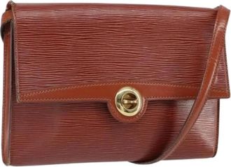 Louis Vuitton Pre-owned Vintage Schoudertas - Dames - Vintage Schoudertas - Bruin - ONE Size - Leer - Vintage