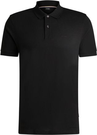 BOSS Pallas Regular-fit polo shirt in cotton with embroidered logo