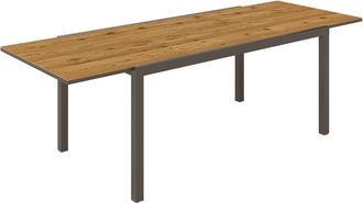 OUTSUNNY Mesa jard&iacute;n extensible 240x90x74 cm marr&oacute;n