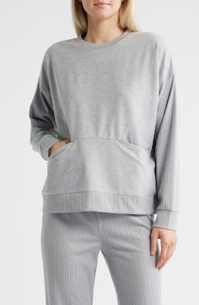 Rip Curl Cozy Fleece Sweatshirt in Grey Marle at Nordstrom, Size Xx-Small