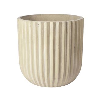 Broste Copenhagen Fiber Pflanztopf, &Oslash; 50 x 50 cm, antique beige