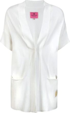 Lieblingsst&uuml;ck Lieblingsst&uuml;ck - Korte mouw vest - Dames - Truien - Wit - Maat: S