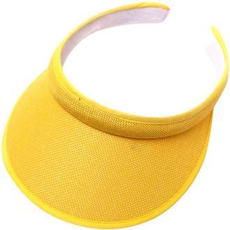 Generic TOPJIAO 1 Pieces Sun Sports Visor Hats,One Size Adjustable Cap for Women and Men Quick Dry Running Cap Breathable UV-Protection Sun Cap Tennis Running