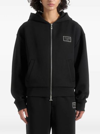 Mani&egrave;re De Voir Ray dual-zip sweatshirt - unisex - Neoprene - L - Black