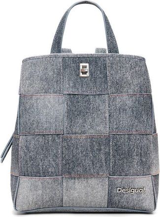 Desigual Medium Braided Denim-Effect Backpack in Light Blue at Nordstrom