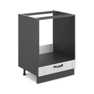 Vicco Armario Para Horno Empotrado Fame-line, Blanco Casa De Campo, 60 Cm Sin Encimera Vicco