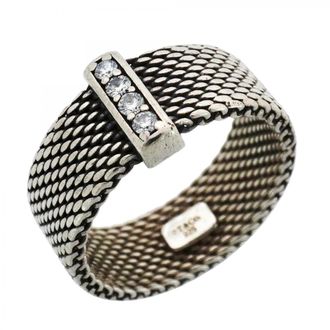 Tiffany & Co. Silver 925 Band Ring (Pre-Owned)