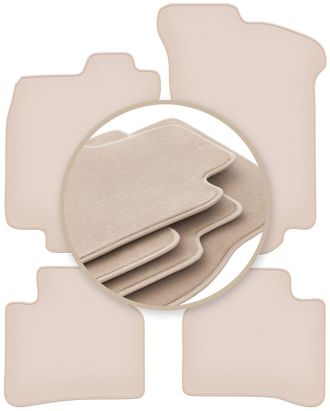 OEM Alfombrillas Beige Premium Para: Fiat Tempra Familiar, Sed&aacute;n 1990-1999