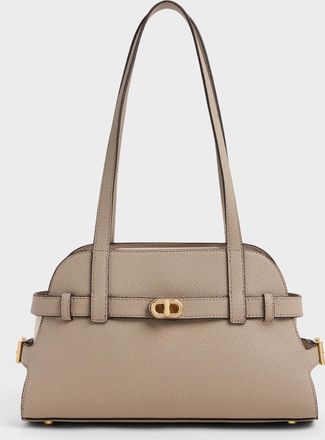 Charles & Keith Aubrielle Belted Shoulder Bag