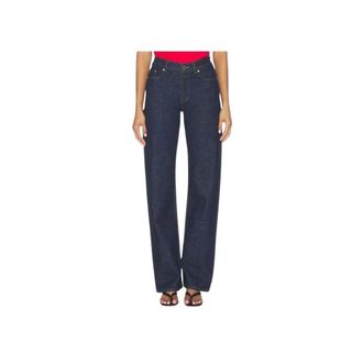 Casablanca Jeans Selvedge con Ricamo Laurel - - Jeans - Donna - Blu - L
