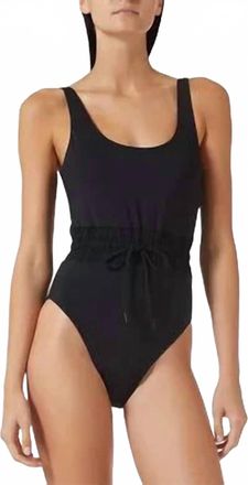 Good American Waist Framer One Piece Swimsuit In Black
