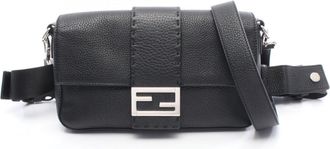 Fendi Black Leather Fanny Pack (Pre-Owned)