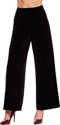 Eva Franco Hepburn Pant In Black Velvet