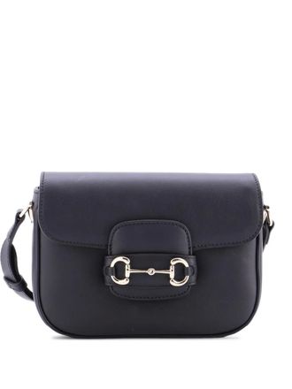 Gucci Horsebit 1955 Shoulder Bag Leather Mini crossbody bag - Nero