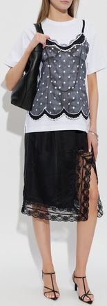 Marc Jacobs Skirt With A Slit, Womens, Black