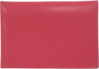 Herm&egrave;s Chevre Myzore Leather Coin Purse/Coin Case (Pre-Owned)