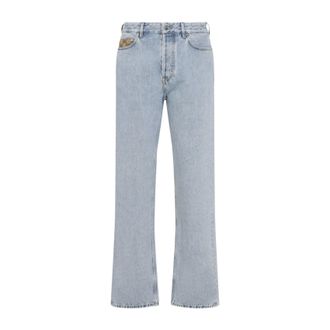 Gucci Light Blue Cotton Jeans-Uomo