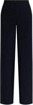 Emporio Armani Rechte broekspijpen - Dames - Straight fit broeken - Blauw - XS - Broeken