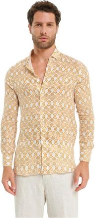 Peninsula Hombre, Camisas, Beige, Talla: XL