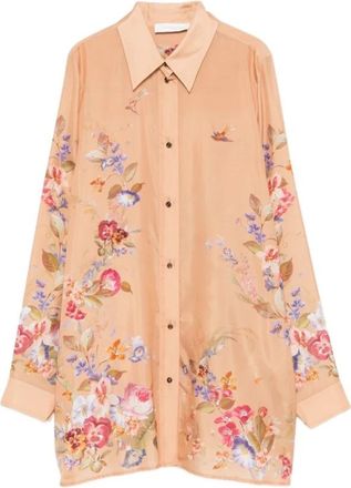 Zimmermann Shirts - Dames - Overhemden - Beige - L - Overhemden