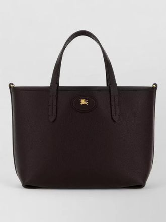 Burberry bloomsbury mini leather reversible shoulder bag