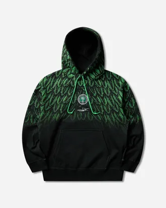 Nike Nigeria x Slawn Fleece Hoodie Black / Poison Green