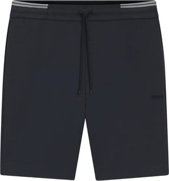 BOSS drawstring track shorts - Black