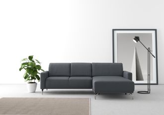 Sit&more Ecksofa »Bailando L-Form« wahlweise mit Kopfteilverstellung und Vorziehsitz, motorisch