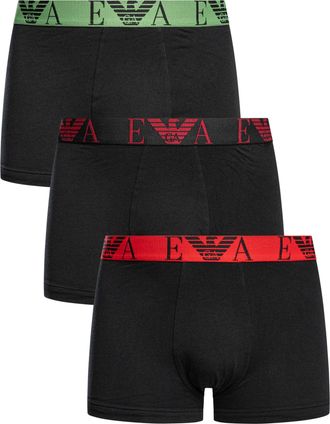 Emporio Armani Trunk 3-Pack, Zwart