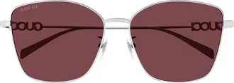 Gucci Sunglasses Gg1805 Sa 004 Silver/Red Women