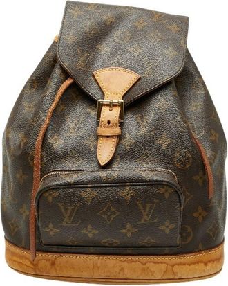 Louis Vuitton Brown Pvc Leather Backpack (Pre-Owned)