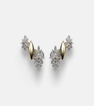 Yeprem Golden Strada 18kt yellow and white gold earrings with diamonds