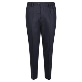 PT01 Pantalone Lana & Cachemire Flanella Spazzolata - - Trousers - Uomo - Blu - W30