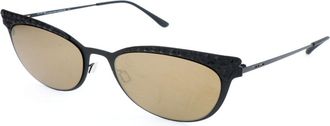 Italia Independent II 0257 009.000 Womens Sunglasses Black Size 54
