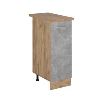 Vicco Armario De Farmacia R-line, Hormig&oacute;n, 30 Cm, Et Roble, Vicco
