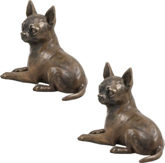 OEM Chihuahua De Pelo Corto: Estatuilla De Perro, Figura De Silueta De Perro, Trofeo Para Una Exposici&oacute;n De Perros De Art-dog