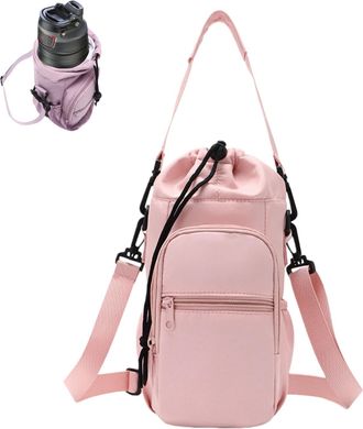 Generic Water Bottle Shoulder Bag-Outdoor Companion,Bottle Holder Pack with Phone Pocket,Large Capacity Crossbody Water Bottles Bag