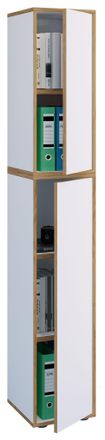 VCM Vcm - Gabinete De Oficina De Madera Carpeta Gabinete De Archivo Muebles De Oficina Gabinete Salia 5 Veces Ancho 30 Cm Puerta Giratoria (blanco)