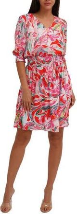 Sunny Leigh Elbow Length Sleeve Fit and Flare Dress in Magdalena at Nordstrom Rack, Size X-Large