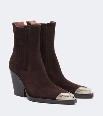 PARIS TEXAS Dallas suede ankle boots