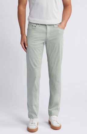 Brax Cooper Fancy Regular Fit Five-Pocket Pants in Avocado at Nordstrom, Size 38 X 34